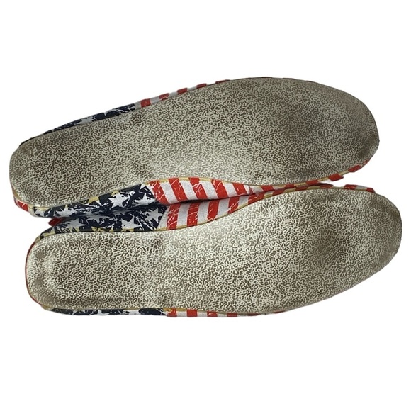 American Flag Print Classic Slip-Ons (Size:13, Color:Red/White/Blue) - Picture 3 of 4
